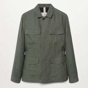 MNG Men's Linen Saharan Jacket